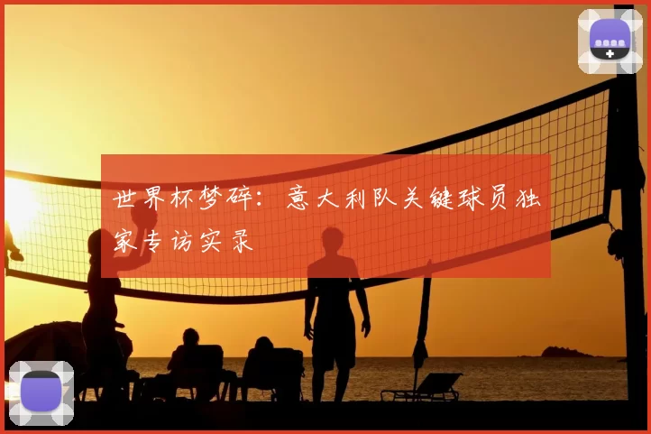 世界杯梦碎:意大利队关键球员独家专访实录
