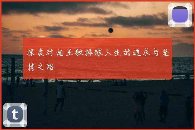 深度对话王敏排球人生的追求与坚持之路